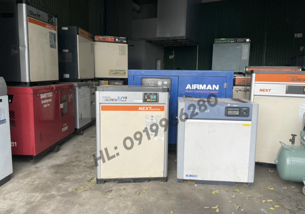 Máy nén khí nội địa cũ nhật bản