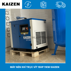 Máy nén khí trục vít 15Hp 11kW - KAIZEN