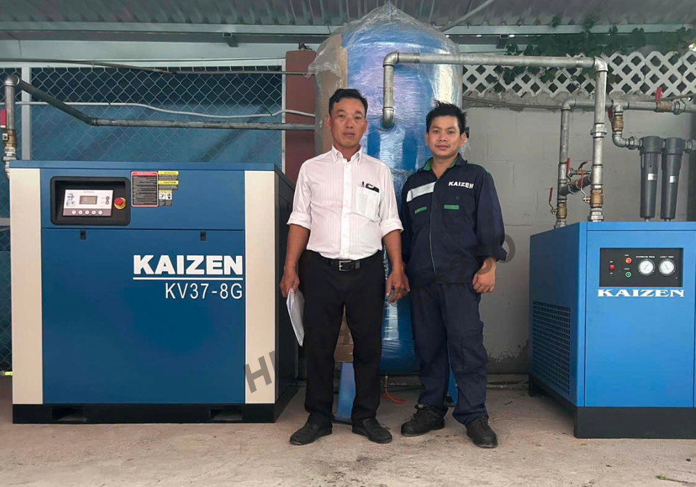 Máy nén khí trục vít 50hp 37kw