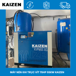 Máy nén khí trục vít 75HP 55KW - KAIZEN