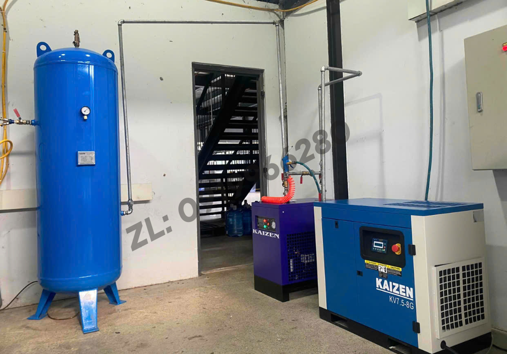 Máy nén khí trục vít 10hp (7.5kW)