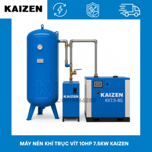 Máy nén khí trục vít 10hp 7.5kW - KAIZEN