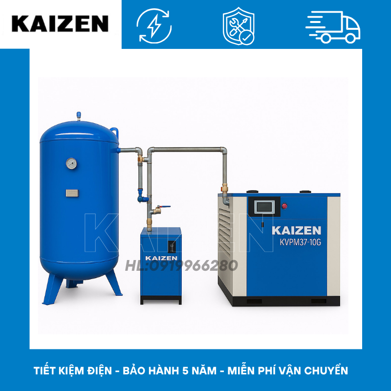 Máy Nén Khí Trục Vít KAIZEN