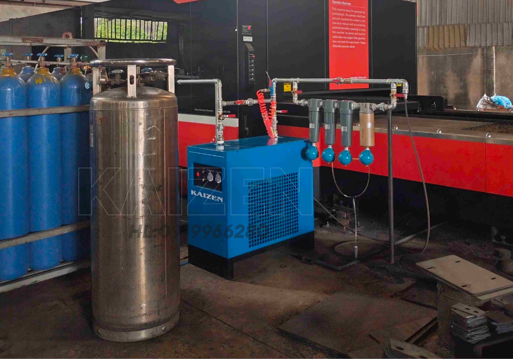 MÁY NÉN KHÍ 50HP 37KW BIẾN TẦN INVERTER - KAIZEN