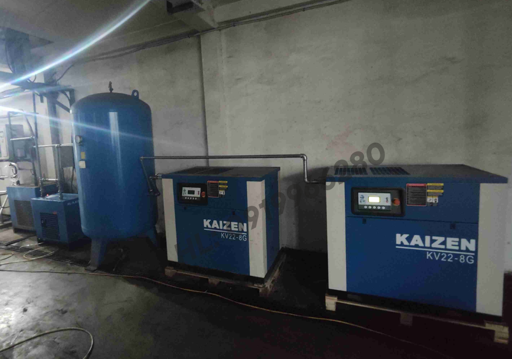 Máy nén khí trục vít 100hp 75kW