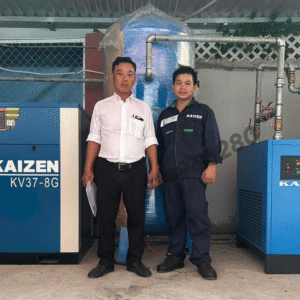 Máy nén khí trục vít 180hp 132kW KAIZEN