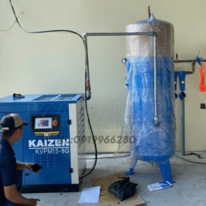 MÁY NÉN KHÍ TRỤC VÍT 20HP 15KW BIẾN TẦN - KAIZEN