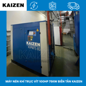 MÁY NÉN KHÍ 100HP 75kW BIẾN TẦN INVERTER - KAIZEN