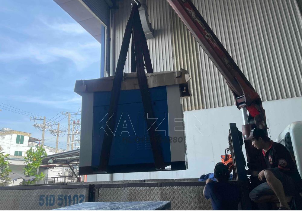 MÁY NÉN KHÍ 100HP 75kW BIẾN TẦN INVERTER - KAIZEN