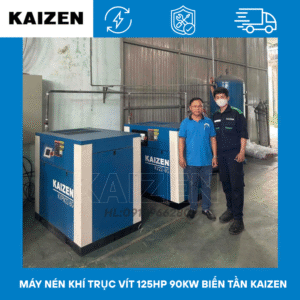 MÁY NÉN KHÍ 125HP 90kW BIẾN TẦN INVERTER - KAIZEN