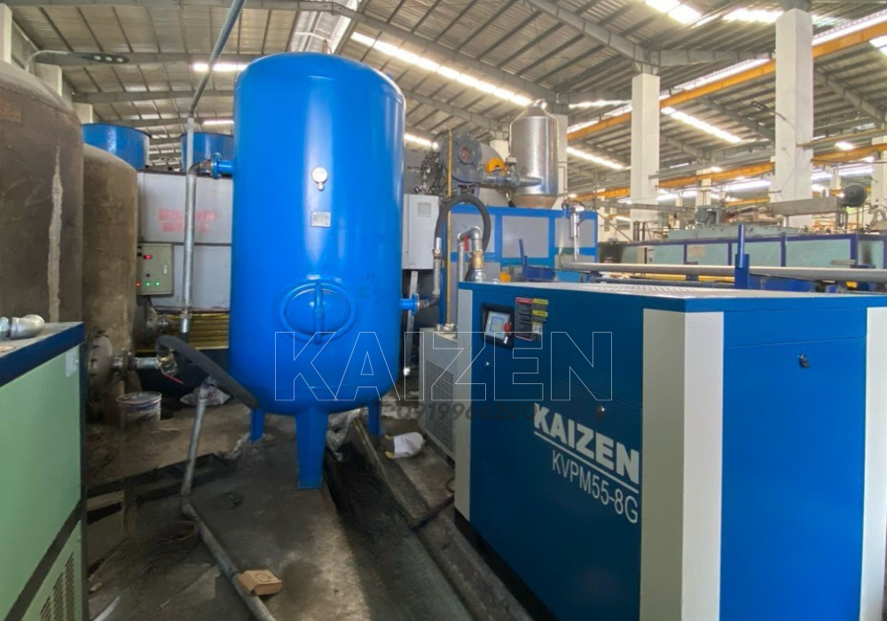 MÁY NÉN KHÍ 125HP 90kW BIẾN TẦN INVERTER - KAIZEN