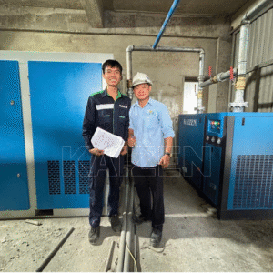 MÁY NÉN KHÍ 180HP 132KW BIẾN TẦN INVETER - KAIZEN