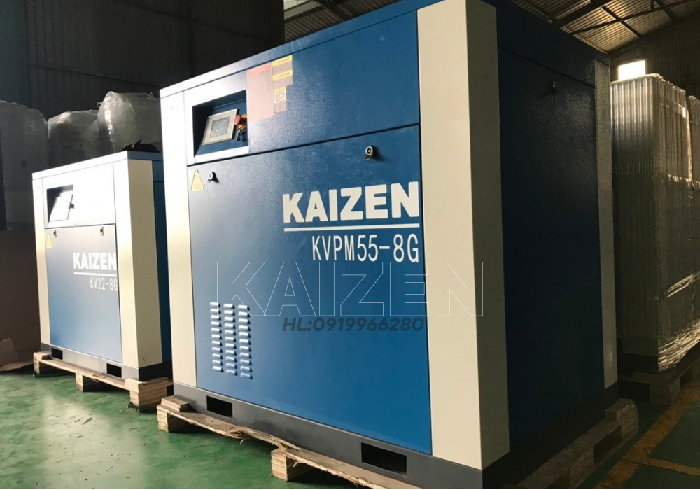 MÁY NÉN KHÍ 180HP 132KW BIẾN TẦN INVETER - KAIZEN