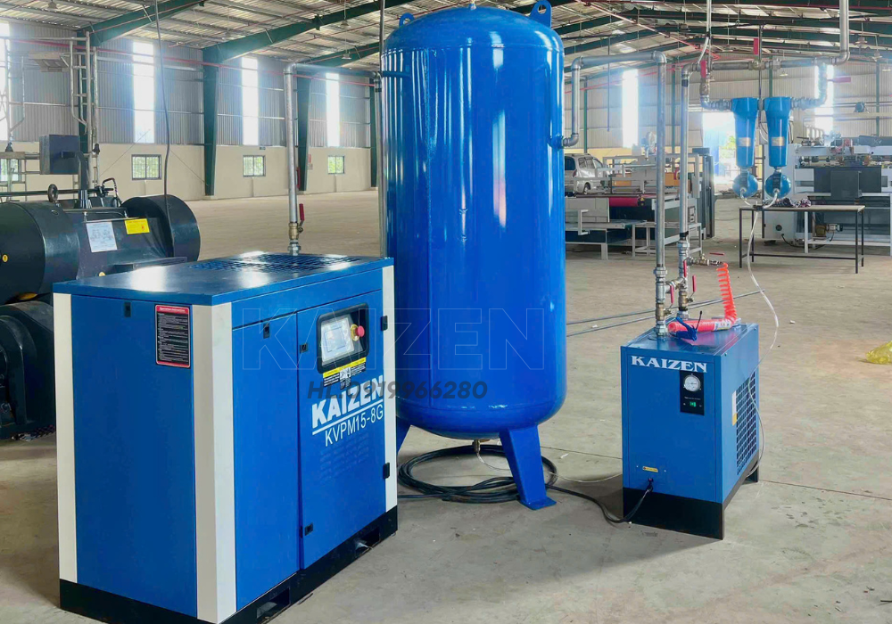 MÁY NÉN KHÍ 60HP 45KW BIẾN TẦN INVERTER