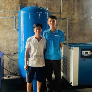 MÁY NÉN KHÍ 60HP 45KW BIẾN TẦN - KAIZEN