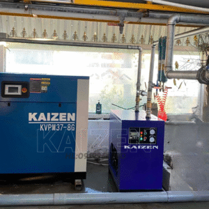 MÁY NÉN KHÍ 75HP 55KW BIẾN TẦN INVERTER – KAIZEN