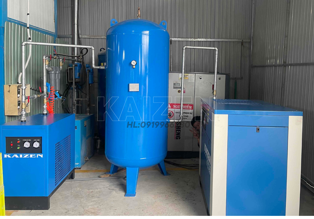MÁY NÉN KHÍ 75HP 55KW BIẾN TẦN INVERTER – KAIZEN