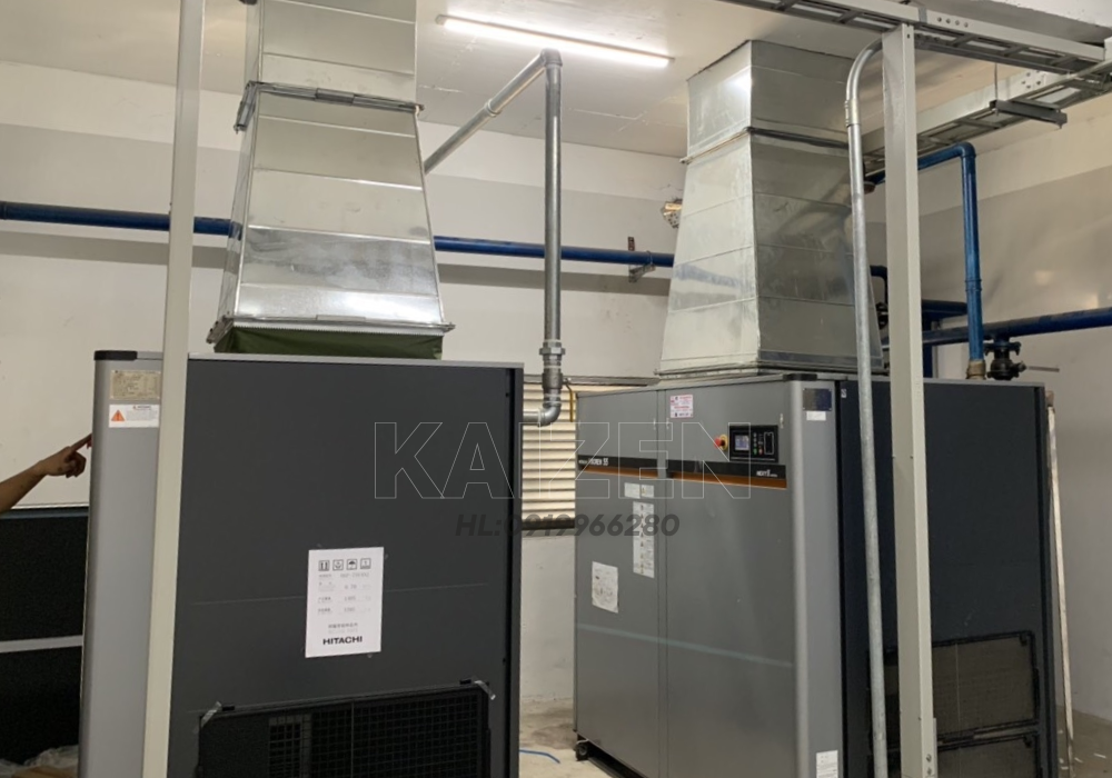 MÁY NÉN KHÍ 210HP 160KW HITACHI